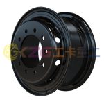 8.5-20, Tube Steel Wheel with Steyr Standard, Matched Tyre Size Matched Tyre Size 1200-20, Chinese Truck Wheel Factory