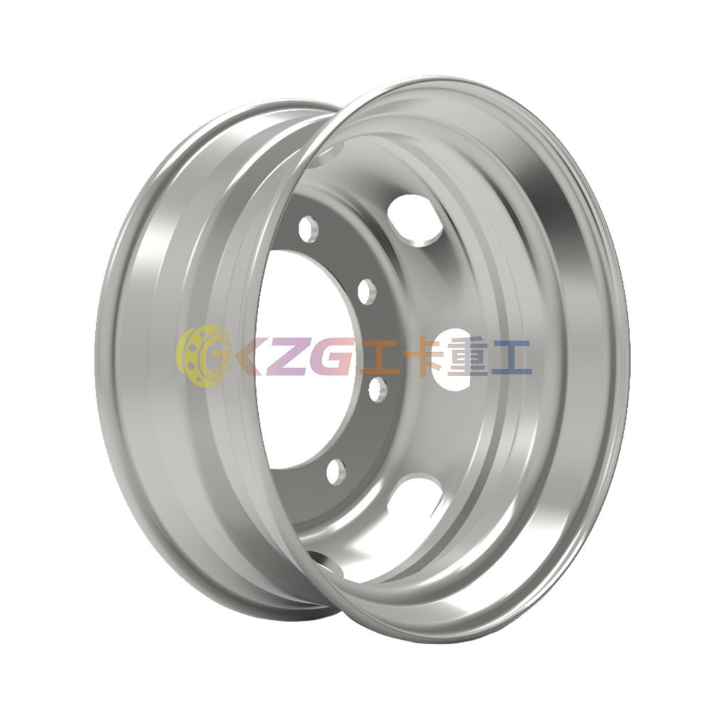 19.5*6.75, Tubeless Steel Wheel with Oman standard, Matched Tyre Size Matched Tyre Size 9R19.5, 225/70R19.5