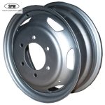 19.5*7.5, Tubeless Steel Wheel with little Steyr standard, Matched Tyre Size Matched Tyre Size 265/75R19.5