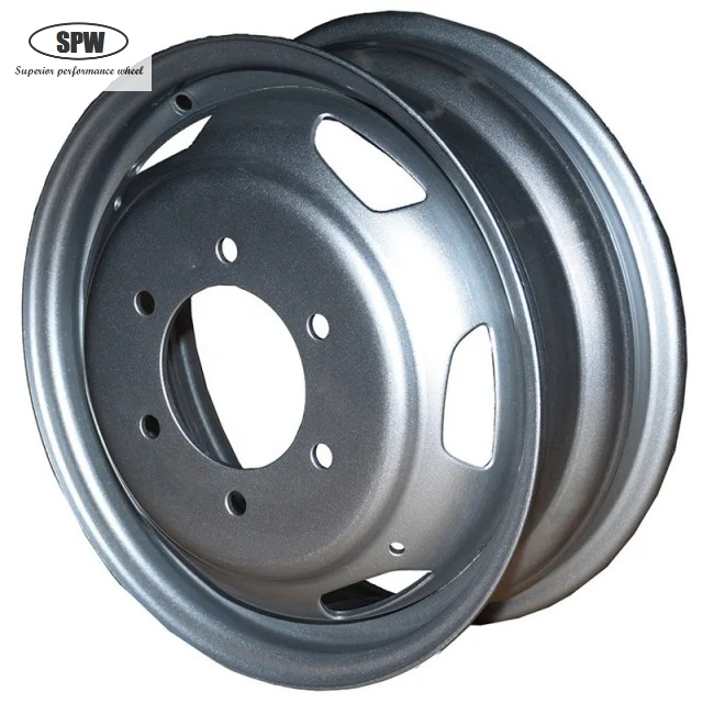 19.5*7.5, Tubeless Steel Wheel with little Steyr standard, Matched Tyre Size Matched Tyre Size 265/75R19.5