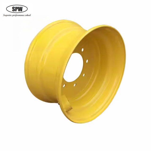 Agricultural wheel rim 8.25×16.5 with customized surface color