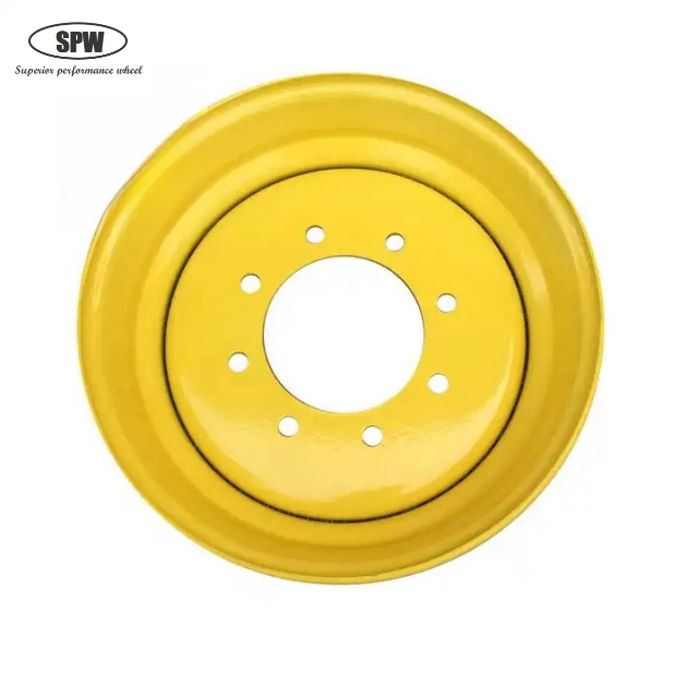 Agricultural wheel rim 8.25×16.5 with customized surface color