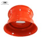 Agricultural wheel rim 9.75×16.5 used in harvester area with customized surface color
