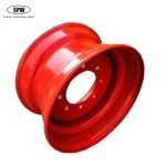Agricultural wheel rim 9.75×16.5 used in harvester area with customized surface color