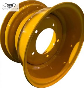 Agricultural wheel rim 15.3X9 for matcing 10.0-15.3 tire in tractor/trailer areas with customized color/parameters