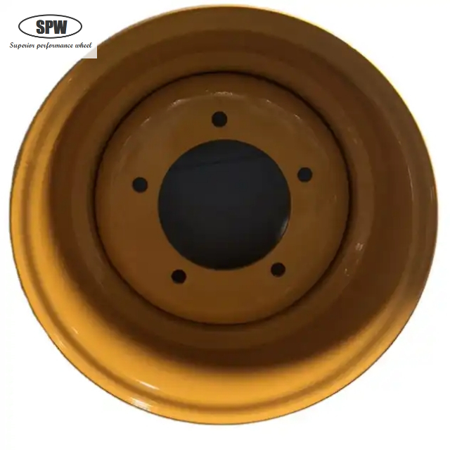 Agricultural wheel rim 15.3X9 for matcing 10.0-15.3 tire in tractor/trailer areas with customized color/parameters