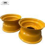 Agricultural wheel rim 15.3X9 for matcing 10.0-15.3 tire in tractor/trailer areas with customized color/parameters