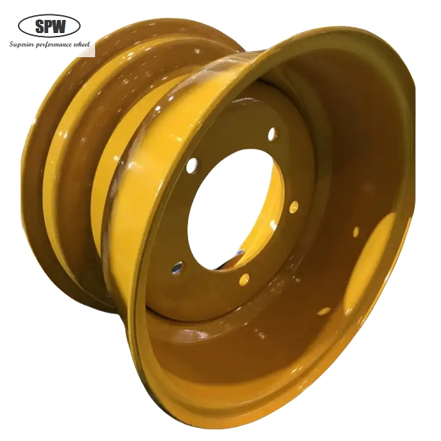 Agricultural wheel rim 15.3X9 for matcing 10.0-15.3 tire in tractor/trailer areas with customized color/parameters