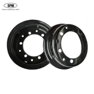 Forklift steel wheel rim size 6.00-16 for matching 7.5R16 tire
