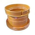 Forklift steel wheel rim size 6.00-16 for matching 7.5R16 tire