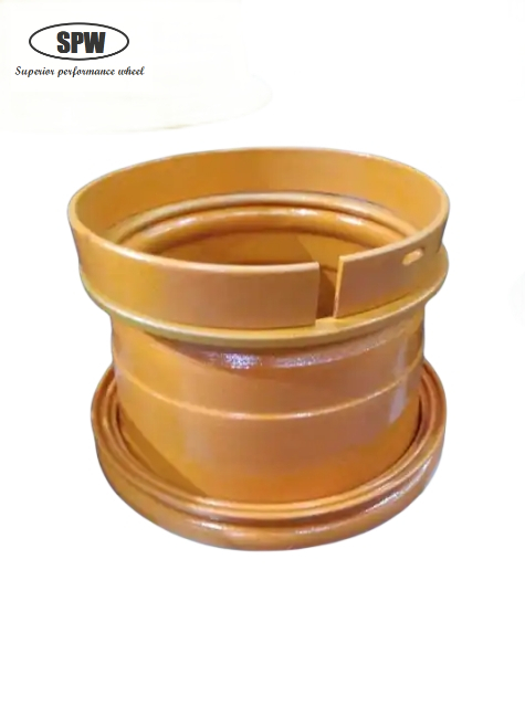 Forklift steel wheel rim size 6.00-16 for matching 7.5R16 tire