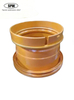 Forklift steel wheel rim size 6.00-16 for matching 7.5R16 tire