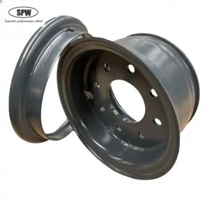 Forklift Steel wheel rim size 5.00F-10 for matching 6.50-10 tire upon 2-piece