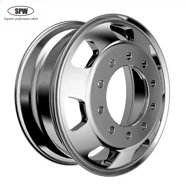 High Quality Aluminum wheel rim size 22.5*14.00 matched 445/65R22.5 tires