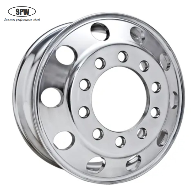 High Quality Aluminum wheel with rim size 22.5*7.50 matched 245/75R22.5 tires