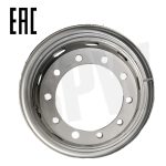Tube Truck Steel Wheel 8.5-20 Silver Color Factory Matched Tire Size 1200-20
