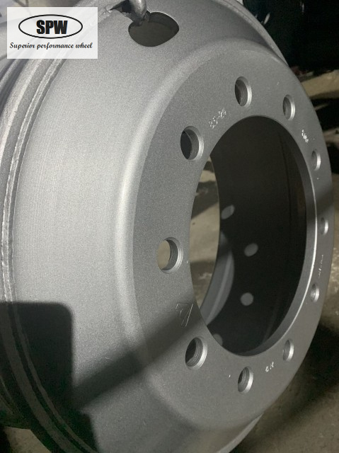 Hot sale Tube steel truck wheel rim 8.5-24 matched 1200-24 Tires