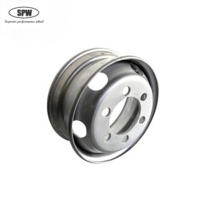 Tubeless steel truck wheel with rim size 16.0*5.5 Inch for 7.5R16 tires