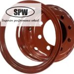 wholesale Tube steel wheels with rim size 8.0-20 for 1100-20 tires in customized color