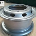 Tube steel wheel with rim size 10.00-20
