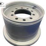Tube steel wheel with rim size 12.00-21 for 425/85R21 tires