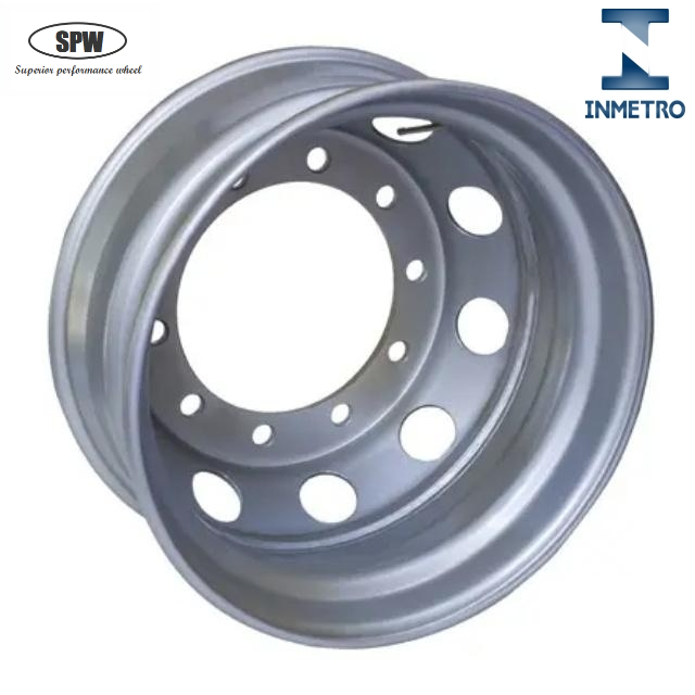 Tubeless truck wheel-rim size-22.5*9.00 with Brazil INMETRO Certification