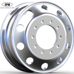 Aluminum wheels with rim size 24.5X8.25