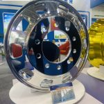 Aluminum wheels with rim size 24.5X8.25