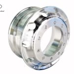 Aluminum wheels with rim size 24.5X8.25