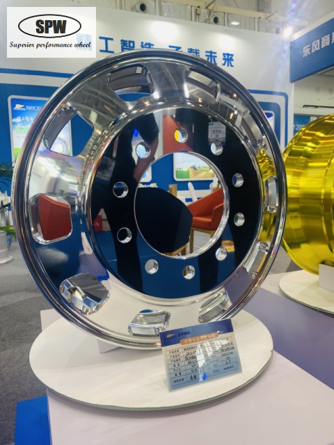 Aluminum wheels with rim size 24.5X8.25