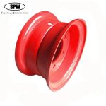 Forklift steel wheels with rim size 4.00E-9 for matching 6.00-9 tires
