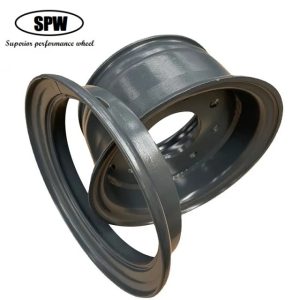 Forklift Steel wheels 2-piece rim with size 5.00F-10 for matching 650-10 tires