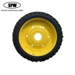 Agricultural wheels for mainly used in farming tractors with rim size W10X54 for matching 12.4-54 tires