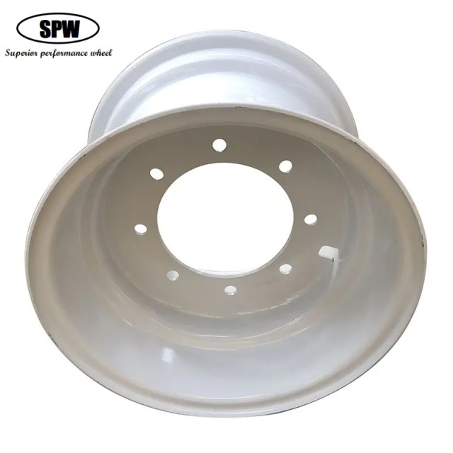 Steel truck wheels with rim size 13×18 for matching 15.5/6-18 tires in agricultual area
