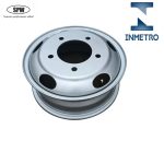 Tubeless steel truck wheel with rim size 16.0*5.5 Inch for 7.5R16 tires, Brazil INMETRO available