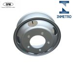 Tubeless steel truck wheel with rim size 16.0*5.5 Inch for 7.5R16 tires, Brazil INMETRO available