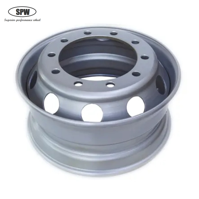 Tubeless steel wheels 22.5*9.00 for 12R22.5 tires