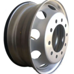 Tubeless steel wheel with rim size 22.5*8.25 for heavy duty truck tire 11R22.5
