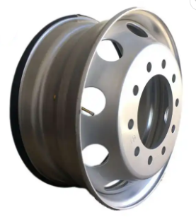 Tubeless steel wheel with rim size 22.5*8.25 for heavy duty truck tire 11R22.5