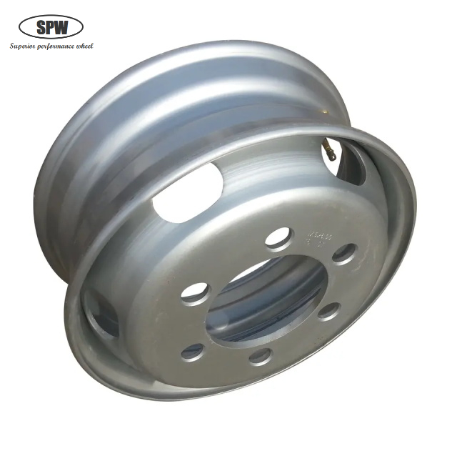Tubeless steel wheel with rim size 17.5*6.0