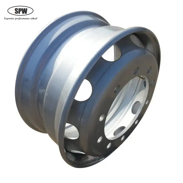 Tubeless steel wheel with rim size 17.5*6.0