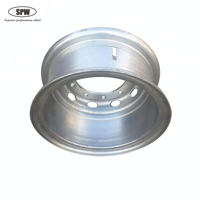 Tube steel wheels with rim size 8.0-20 from 1100-20 tires