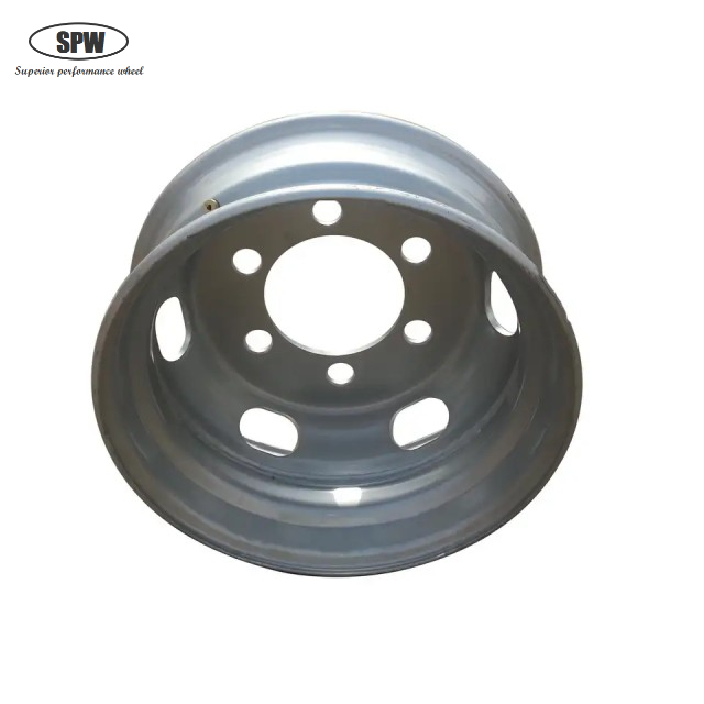 Tubeless steel wheels with rim size 17.5*6.75 for 9R17.5 tires