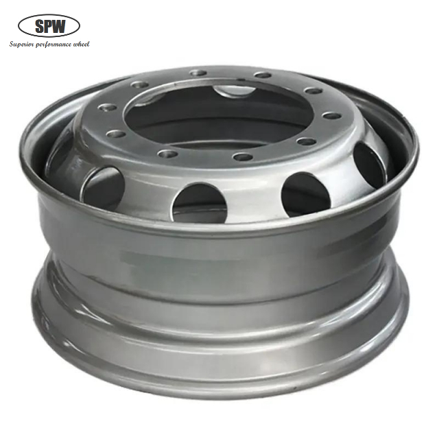 Tubeless steel wheels 22.5*11.75 for 15R22.5 Tire