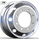 Aluminum alloy wheel with rim size 19.5×7.50