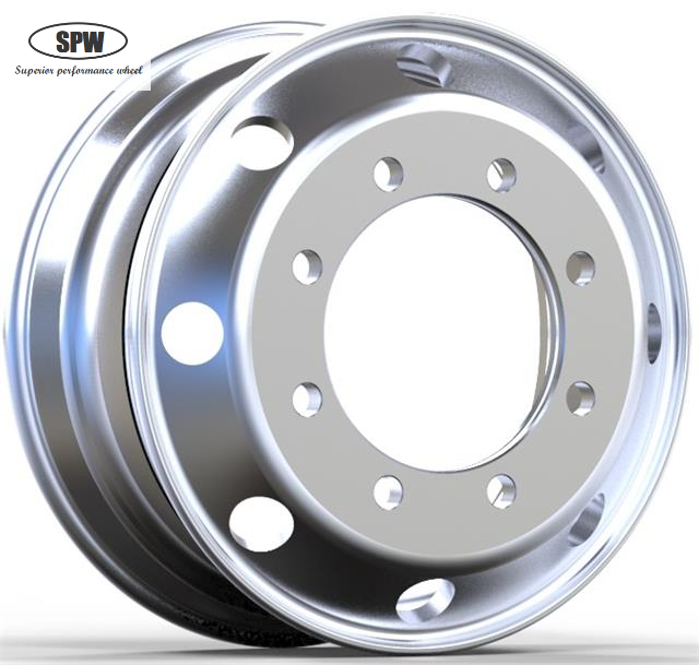 Aluminum alloy wheel with rim size 19.5×7.50
