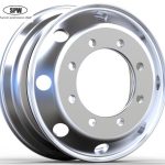 Aluminum alloy wheel with rim size 19.5×7.50