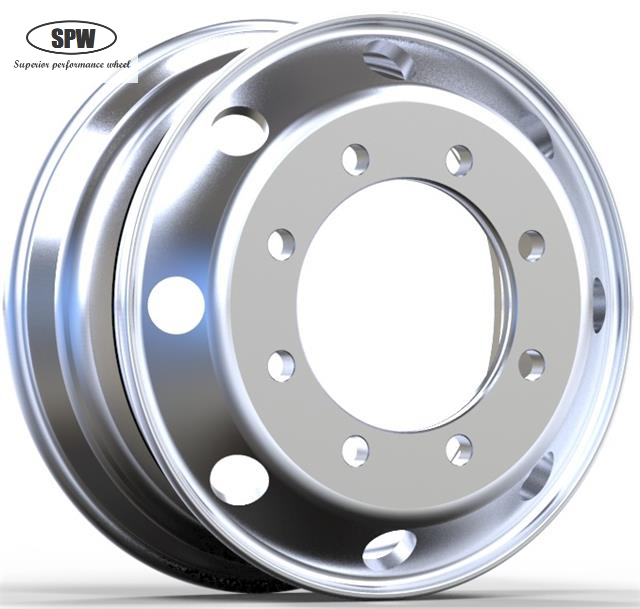 Aluminum alloy wheel with rim size 19.5×7.50