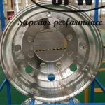 Aluminum alloy wheel with rim size 19.5×7.50