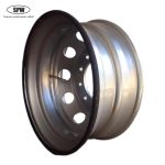 Tubeless steel truck wheel with rim size 22.5 x 8.25 for 11R22.5 tire